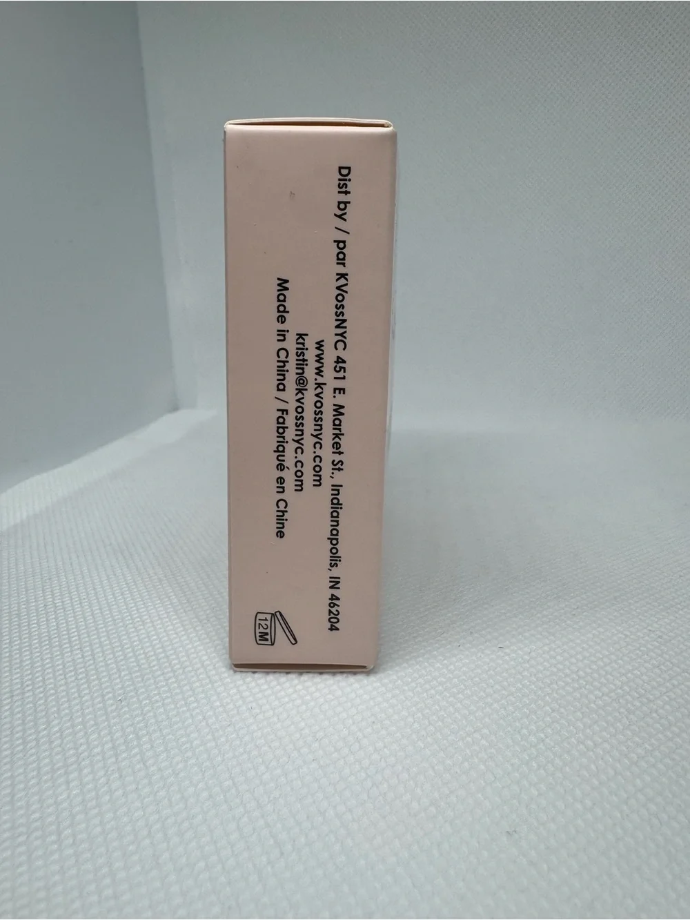K Voss cream pressed